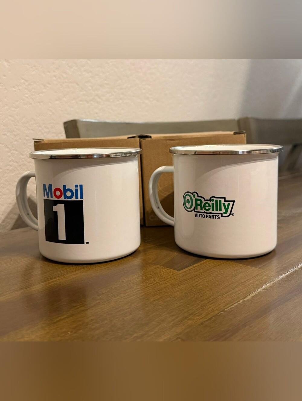 Mobil And O'Rreilly's Mug Set NEW!